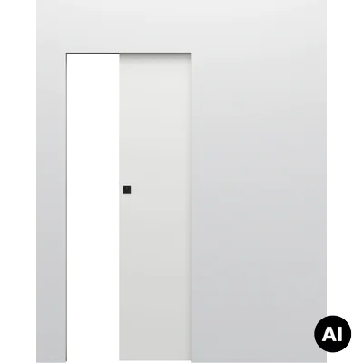 Drzwi PORTA HIDE 1.1 do systemu przesuwnego 80cm, SPA1110S08LBP0C500H000