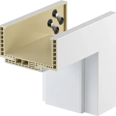 Ościeżnica Wodoodporna Hydro Protect Elegance regulowana D 135-175 z kątownikiem 80 mm 80cm Prawa Bezprzylgowa, OPAC6D0P08UBI0ANU8C000