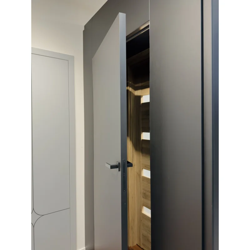 Zestaw Drzwi ukryte + Ościeżnica ukryta bezprzylgowe (otwi