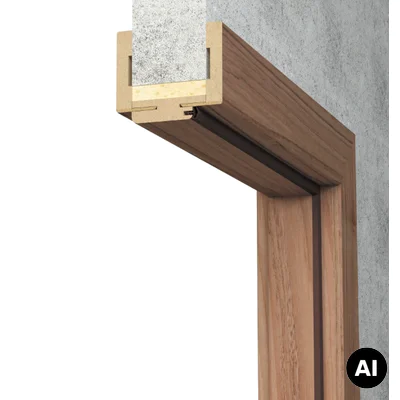 Ościeżnica regulowana Cell z kątownikiem T80 100-125 Prawa 90cm przylgowa, 5901316156991