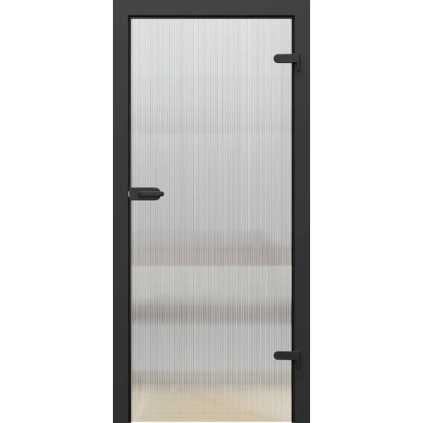 Drzwi Porta GLASS szyba ryflowana