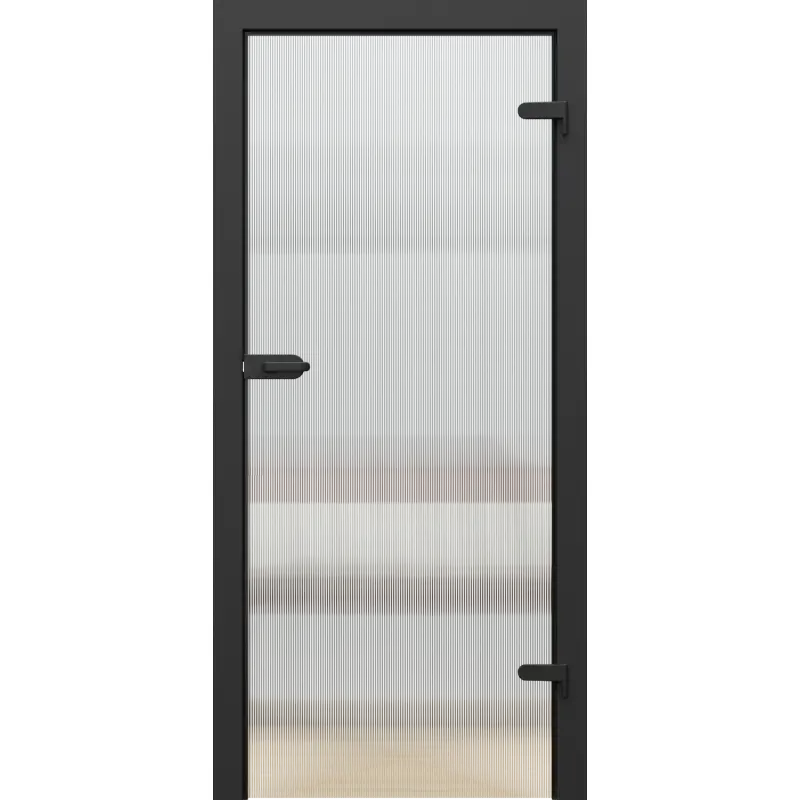 Drzwi Porta GLASS szyba ryflowana