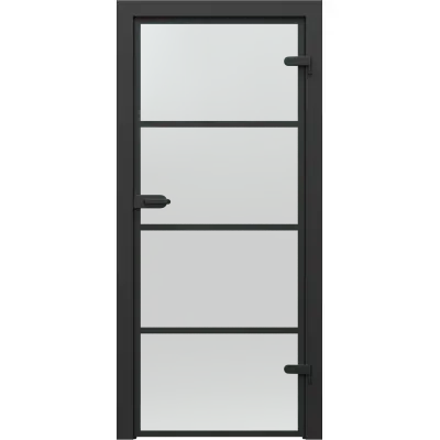 Drzwi Porta GLASS szyba przezroczysta z malowanymi szprosami, wzór 2