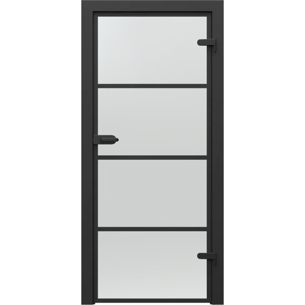 Drzwi Porta GLASS szyba przezroczysta z malowanymi szprosami