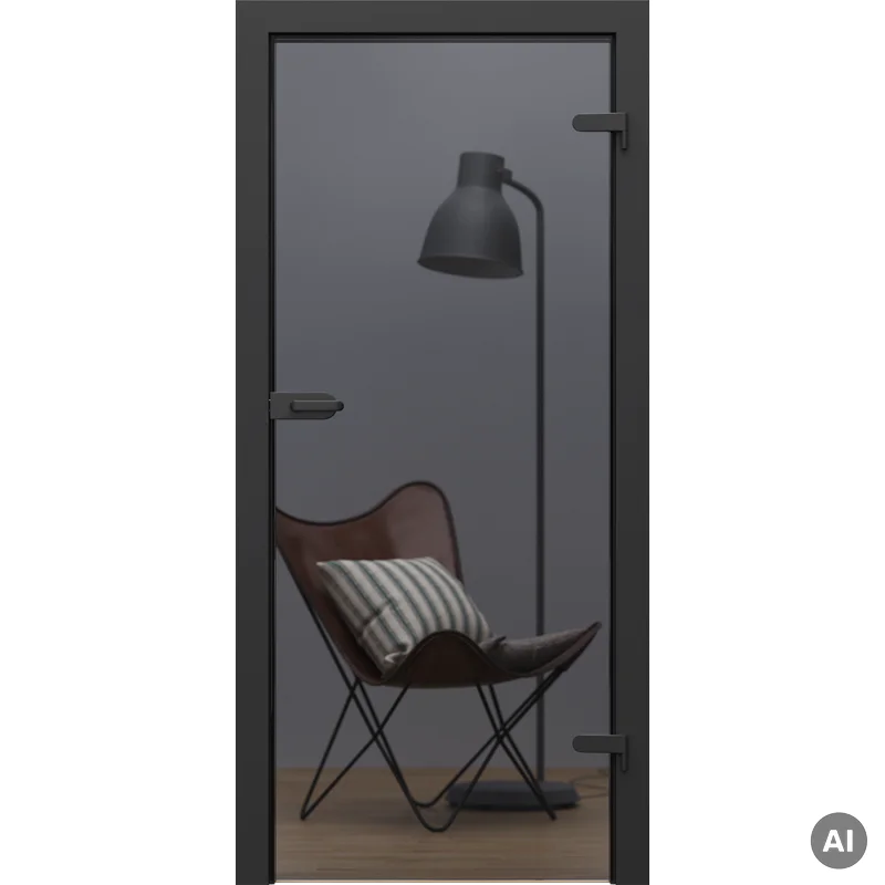 Drzwi Porta GLASS szyba grafitowa