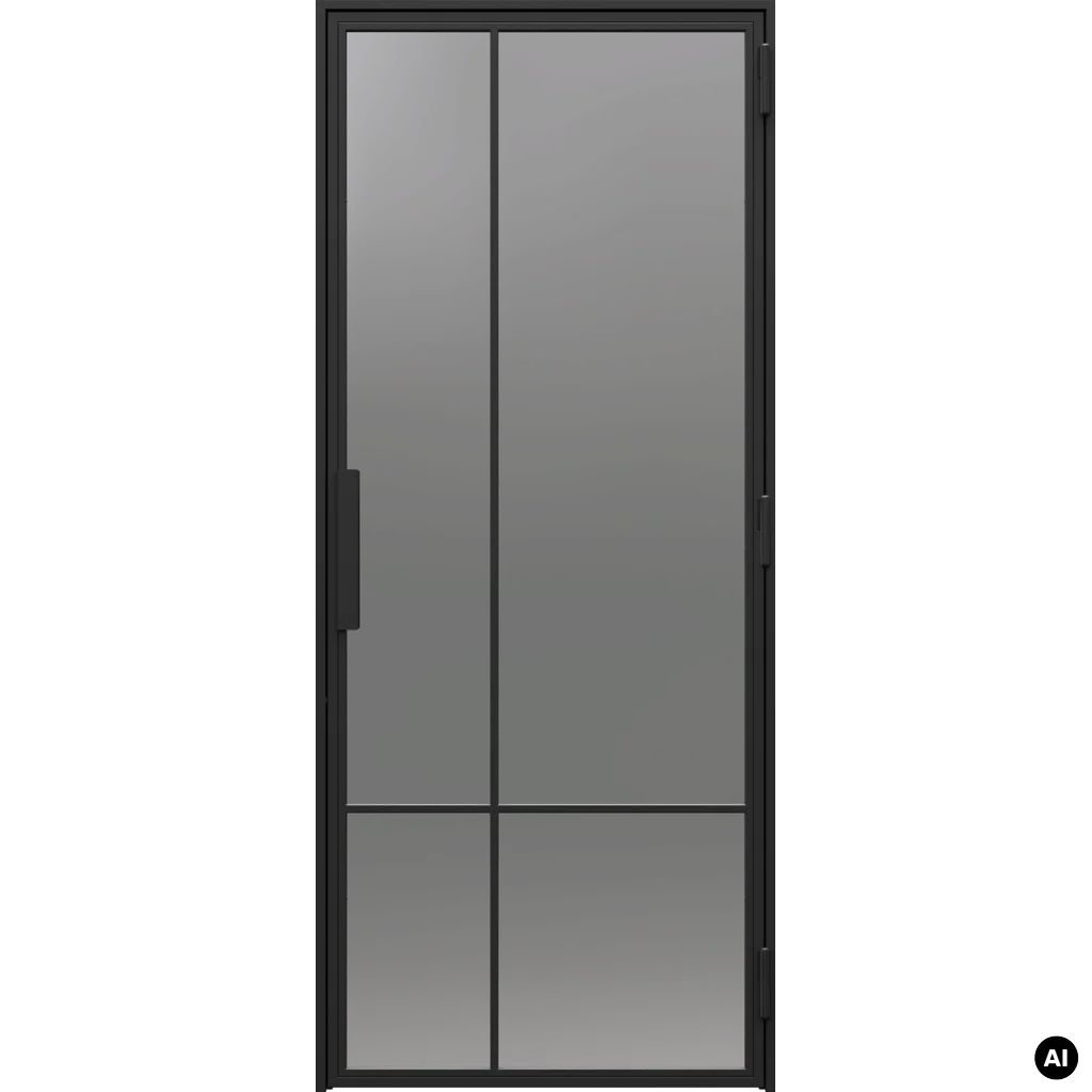 Drzwi Model 5, Drzwi wewnętrzne, PORTA LOFT STALOWE, PORTA