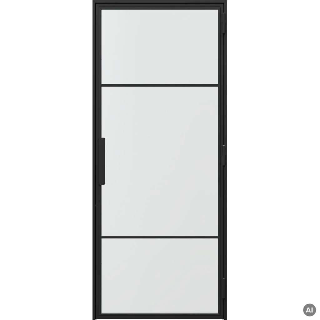 Drzwi Model 6, Drzwi wewnętrzne, PORTA LOFT STALOWE, PORTA