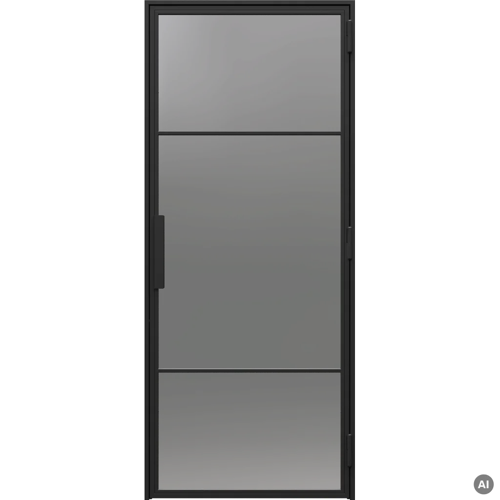 Drzwi Model 6, Drzwi wewnętrzne, PORTA LOFT STALOWE, PORTA