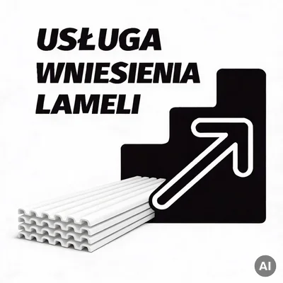 Usługa Wniesienie lameli