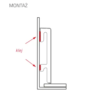 Listwa przypodłogowa Bravo 80 mm Dąb Montana 201, BR8163