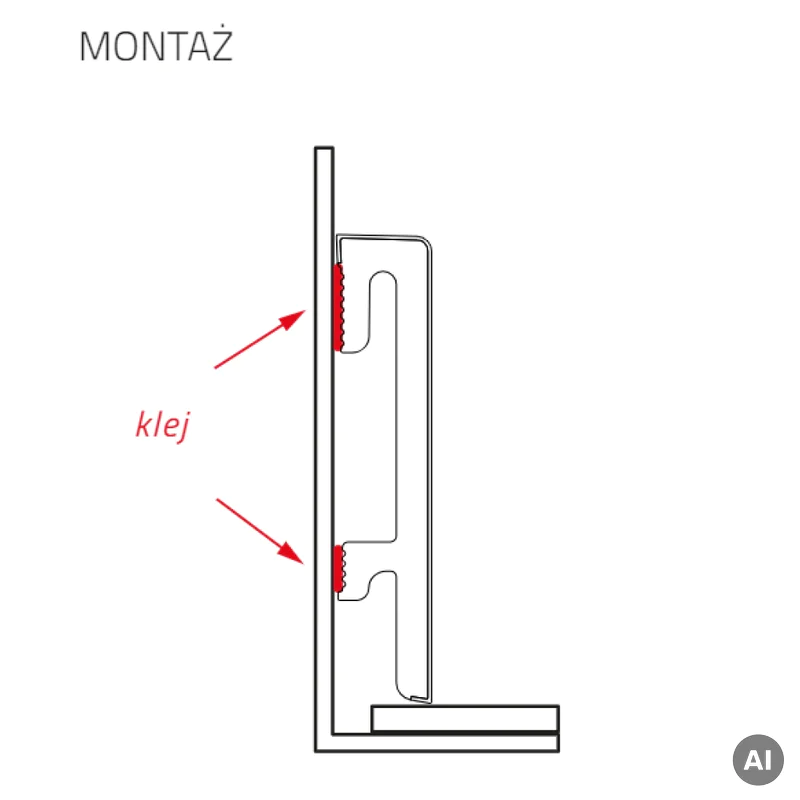 Listwa przypodłogowa Bravo 80 mm Dąb Montana 201, BR8163 -