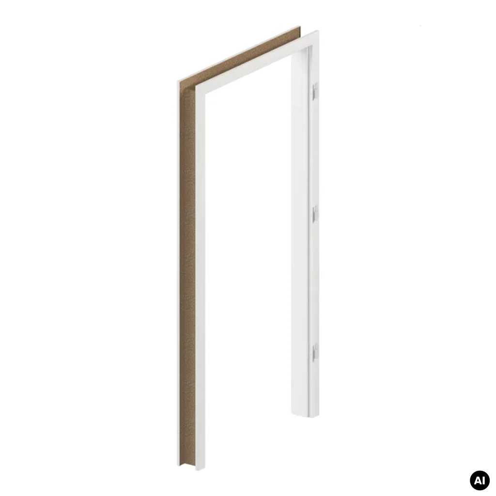 Ościeżnica regulowana PORTA SYSTEM D 140-160 prawa 90 cm przylgowa, OPWP0D0P09DBI0SZ360000, PORTA