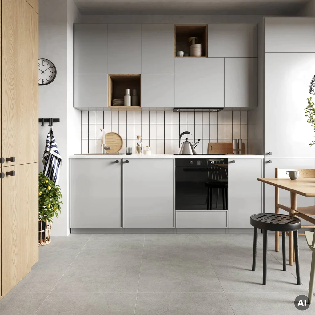 Panele winylowe SPC Conrete Light 6 mm Klasa 33, 6074890, Panele winylowe, Vilo SPC Floor, Vilo