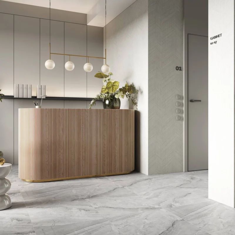 Panele winylowe SPC Ash Grey 60x60 Matowy 6074902 Klasa 33 6