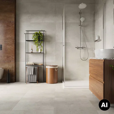 Panele winylowe SPC Concrete Dust 60x60 Matowy 6074898 Klasa 33 6 mm