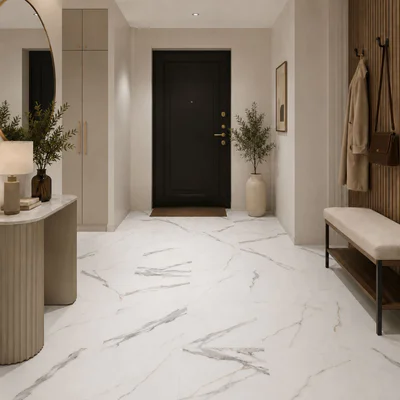 Panele winylowe SPC Calacatta White 60x60 6074903 Klasa 33 6 mm
