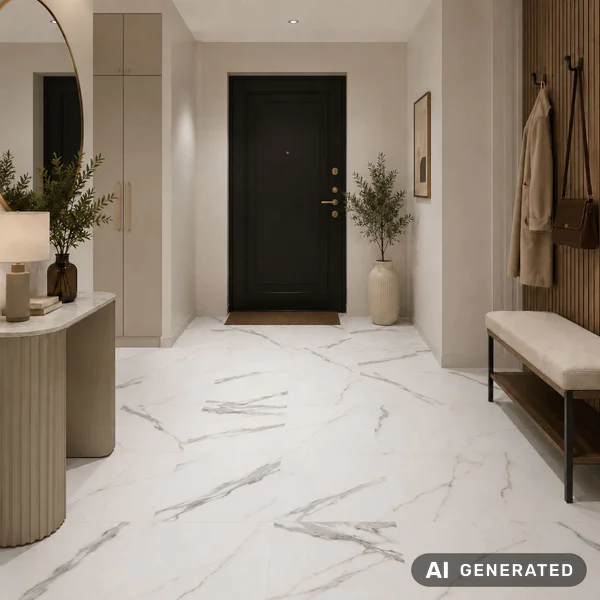 Panele winylowe SPC Calacatta White Jasny 6 mm Klasa 33, 607