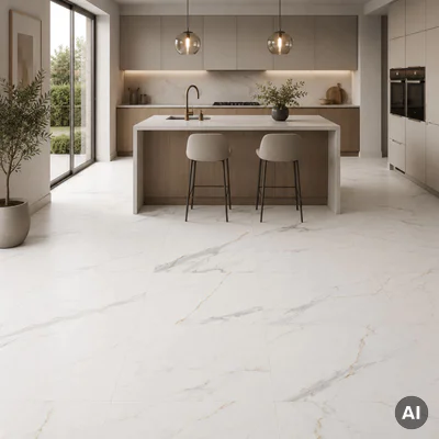 Panele winylowe SPC Calacatta White 6 mm Klasa 33, 6074903