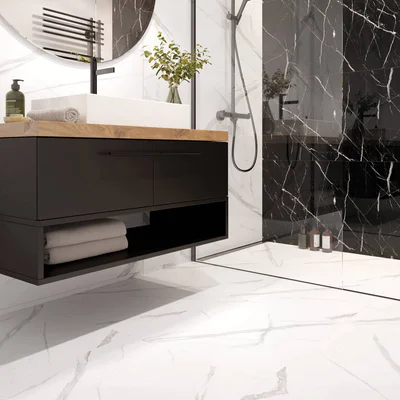 Panele winylowe SPC Calacatta White 60x60 6074903 Klasa 33 6 mm