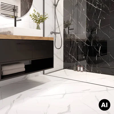 Panele winylowe SPC Calacatta White 60x60 6074903 Klasa 33 6 mm