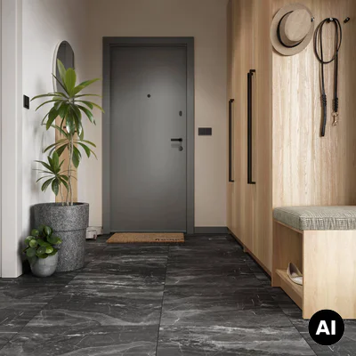 Panele winylowe SPC Dark Stone 60x60 6074907 Klasa 33 6 mm