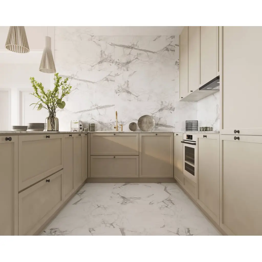 Panele winylowe SPC Calacatta Snow 60x60 6074908 Klasa 33 6 mm, Panele winylowe, Vilo SPC Floor, Vilo