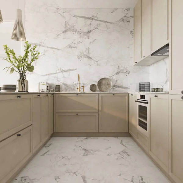 Panele winylowe SPC Calacatta Snow Jasny 6 mm Klasa 33, 6074