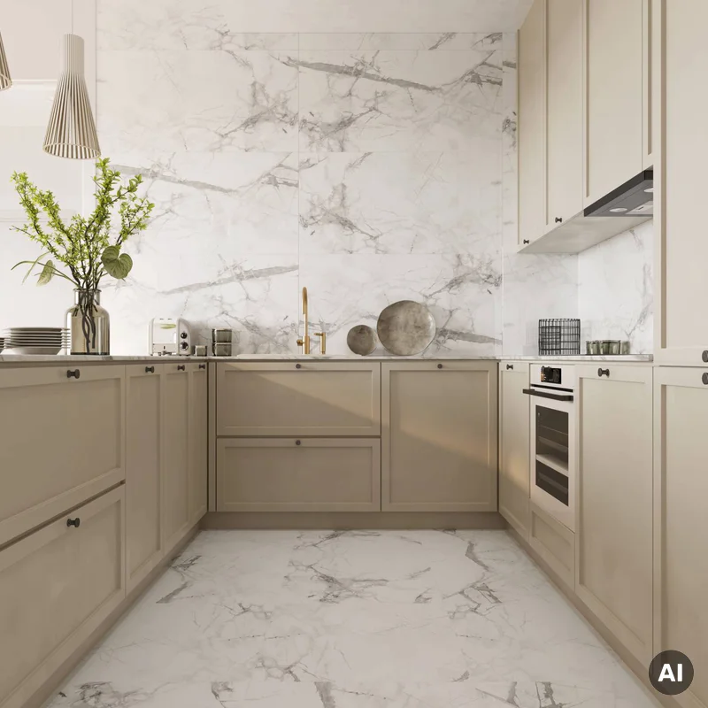 Panele winylowe SPC Calacatta Snow 60x60 6074908 Klasa 33 6