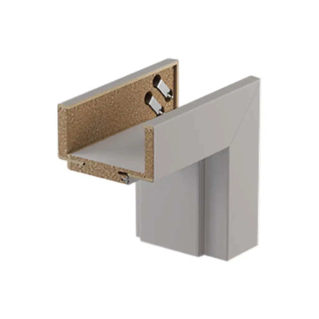 Ościeżnica regulowana PORTA SYSTEM D 140-160 lewa 80 cm bezprzylgowa, OPAP6D0L08WCA0ANV80000, Ościeżnica, Porta System, PORTA