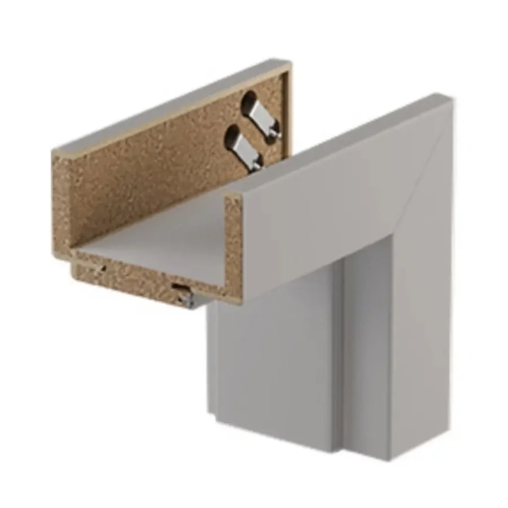 Ościeżnica regulowana kaszmir PORTA SYSTEM ELEGANCE D 140-160 lewa 80 cm bezprzylgowa, OPAP6D0L08WCA0ANV80000, Ościeżnica, Porta Elegance Premium, PORTA