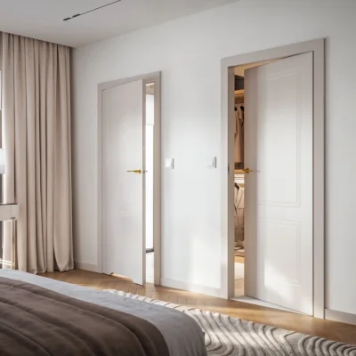 Ościeżnica regulowana kaszmir SYSTEM ELEGANCE E 160-180 lewa 80 cm bezprzylgowa, OPAP6E0L08WCA0ANV80000