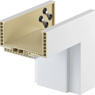 Ościeżnica Wodoodporna Hydro Protect regulowana A 80-120 z kątownikiem 60 mm 70 Prawa Przylgowa, OPWC6A0P07DBI0SZ36C000