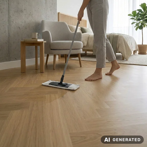 Panele winylowe SPC Jodełka Forest Naturalny 5 mm Klasa 33,