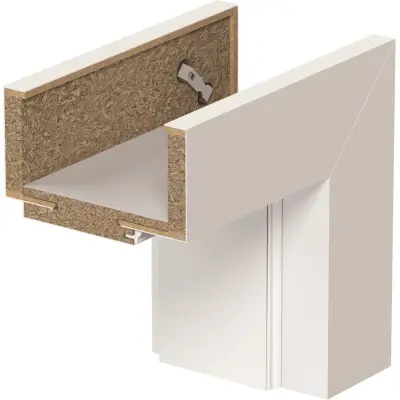 Ościeżnica regulowana PORTA SYSTEM ELEGANCE A 75-95 lewa 80 cm bezprzylgowa, OPAP0A0L08DBI0BNU80000