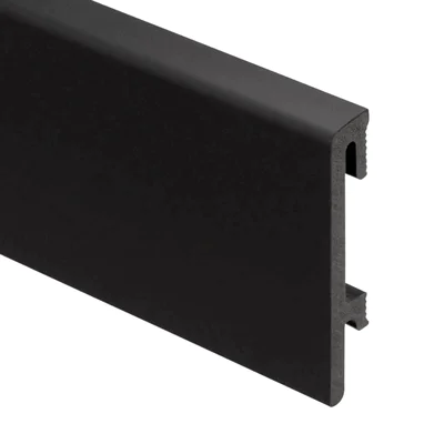 Listwa przypodłogowa PS Bravo 80 mm Czarna folia, BR81F3