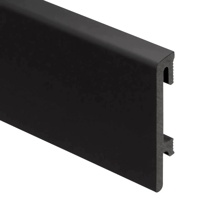 Listwa przypodłogowa PS Bravo 80 mm Czarna folia, BR81F3