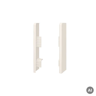 Zaślepki do listew Espumo ESP208 Light off-white Komplet Lewa+Prawa, 3032737