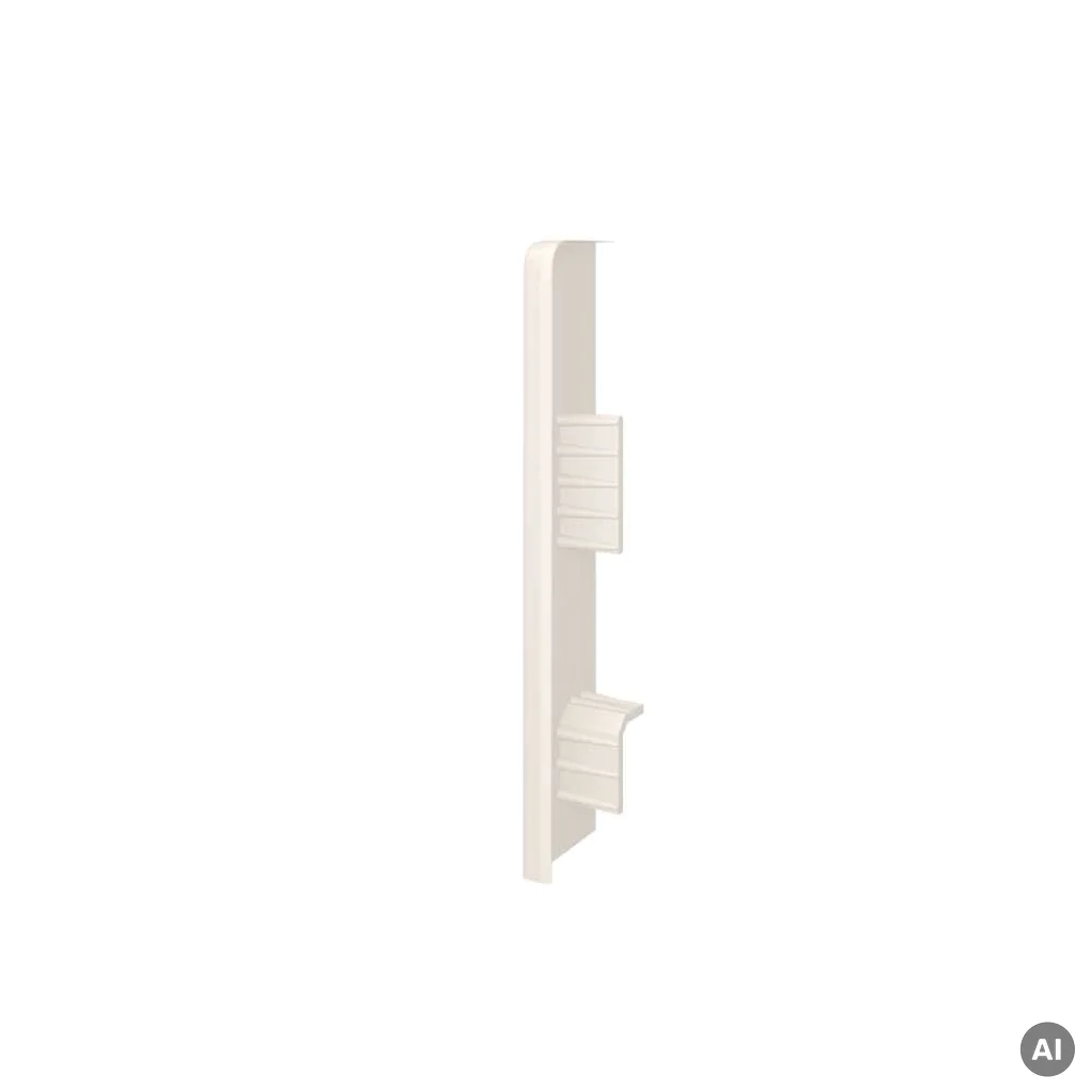 Zaślepki do listew Espumo 208 Light off-white komplet Lewa i Prawa, 3032737, Listwy przypodłogowe, Espumo, VOX