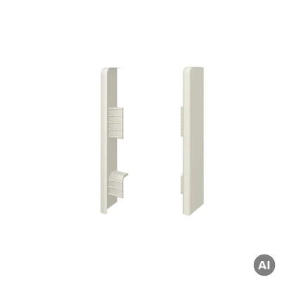 Zaślepki do listew Espumo ESP209 Off-white Komplet Lewa+Prawa, 3032738