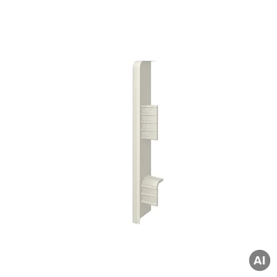 Zaślepki do listew Espumo ESP209 Off-white Komplet Lewa+Prawa, 3032738