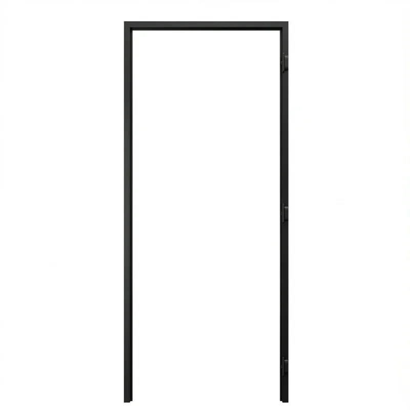 Ościeżnica Czarna do drzwi ukrytych Porta Hide Bezprzylgow