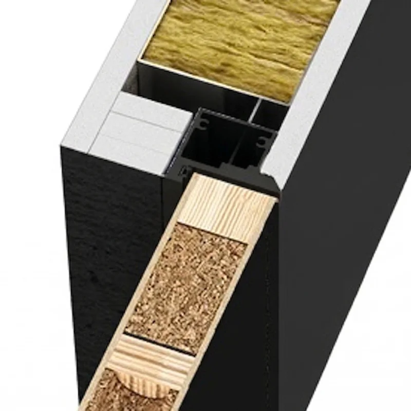 Ościeżnica Czarna do drzwi ukrytych Porta Hide Bezprzylgow