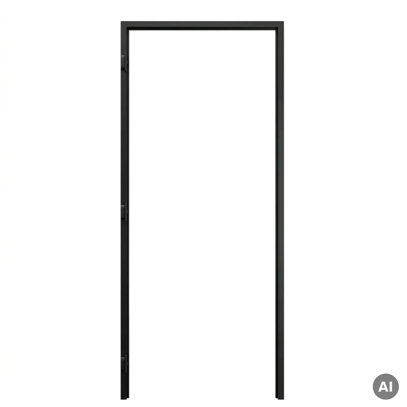 Ościeżnica Czarna do drzwi ukrytych Porta Hide Odwrotna Pr