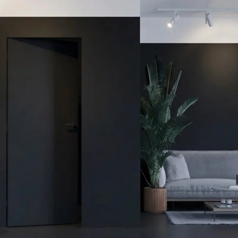 Ościeżnica Czarna do drzwi ukrytych Porta Hide Odwrotna Pr