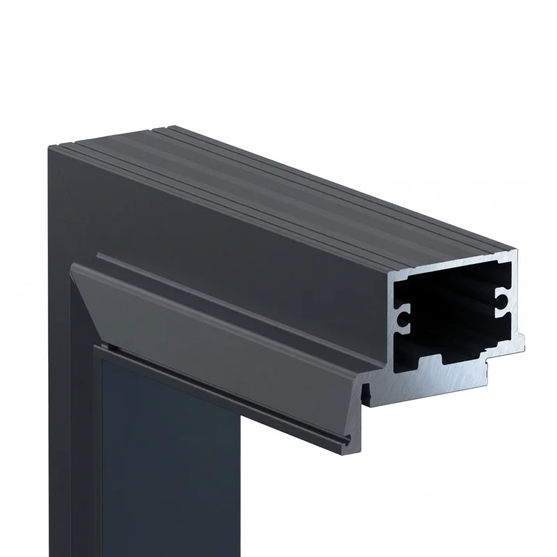 Ościeżnica Czarna do drzwi ukrytych Porta Hide Odwrotna Pr