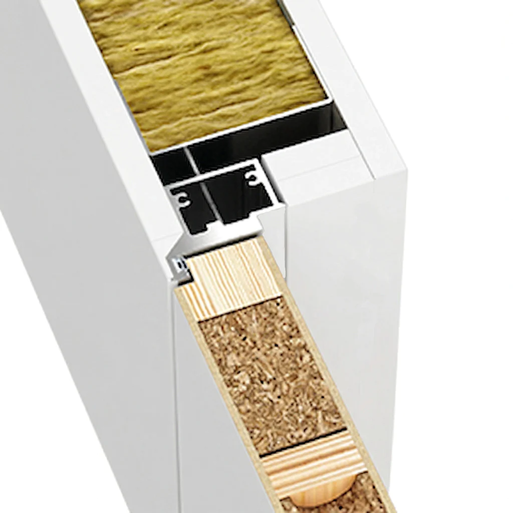 Ościeżnica Biała do drzwi ukrytych Porta Hide Odwrotna przylga (otwierane do wewnątrz) Prawa 80cm, OPP100LP08LBM0BN300000, Ościeżnica, PORTA HIDE, PORTA