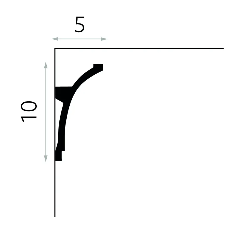 Listwa ścienna oświetleniowa ProFoam MDB100, MDPMDB100 - 2