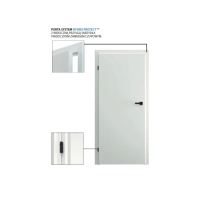 Ościeżnica Wodoodporna Hydro Protect regulowana C 120-160 z kątownikiem 60 mm 70 Lewa Przylgowa, OPWC6C0L07DBI0SZ36C000