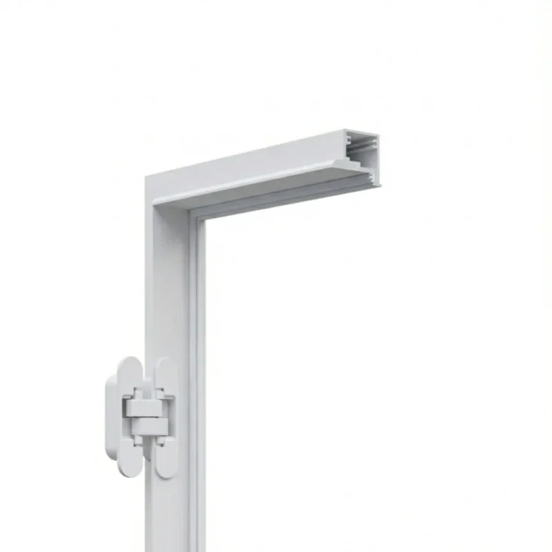 Ościeżnica Biała do drzwi ukrytych Porta Hide Bezprzylgow