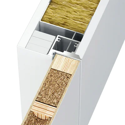 Ościeżnica Biała do drzwi ukrytych Porta Hide Bezprzylgowa (otwierane na zewnątrz) Prawa 80cm, OPA100LP08LBM0BN300000